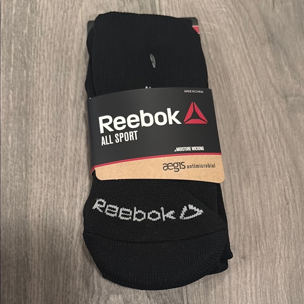 Reebok Black Socks Size M